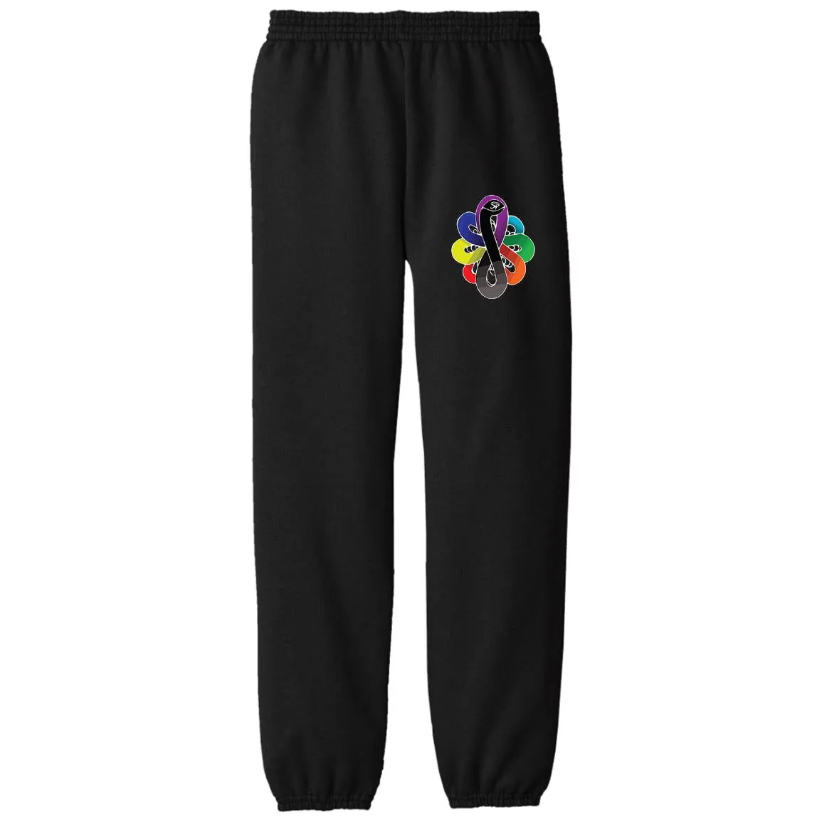 Infinity Snake of B-Mwelo(chakra) Youth Fleece Pants