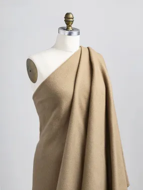 Italian Wool Cashmere Blend Coating Deadstock - Camel - Swatch