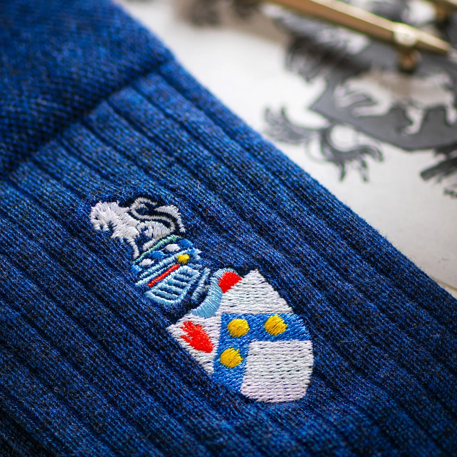 James Bond Two Sock Giftbox - Heraldry Edition - By The London Sock Exchange