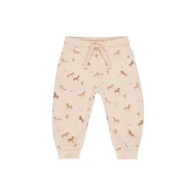 Jogger Sweatpant - Pink Horses