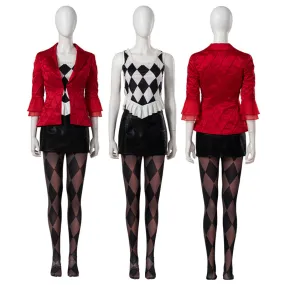Joker: Folie à Deux Harley Quinn Lady Gaga Cosplay Costume Halloween Carnival Suit