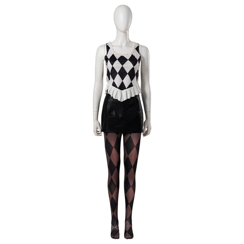 Joker: Folie à Deux Harley Quinn Lady Gaga Cosplay Costume Halloween Carnival Suit