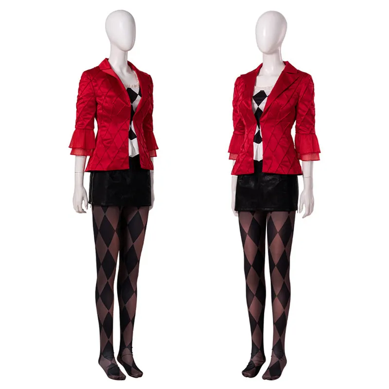 Joker: Folie à Deux Harley Quinn Lady Gaga Cosplay Costume Halloween Carnival Suit