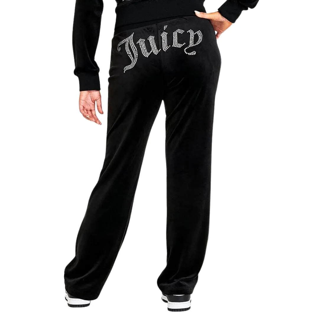JUICY COUTURE - Og Big Bling Velour Track Pants