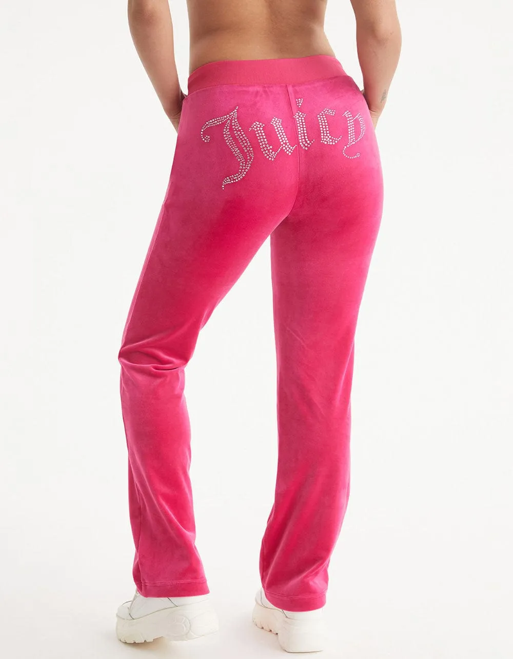 JUICY COUTURE -  OG Big Bling Velour Track Sweatpant