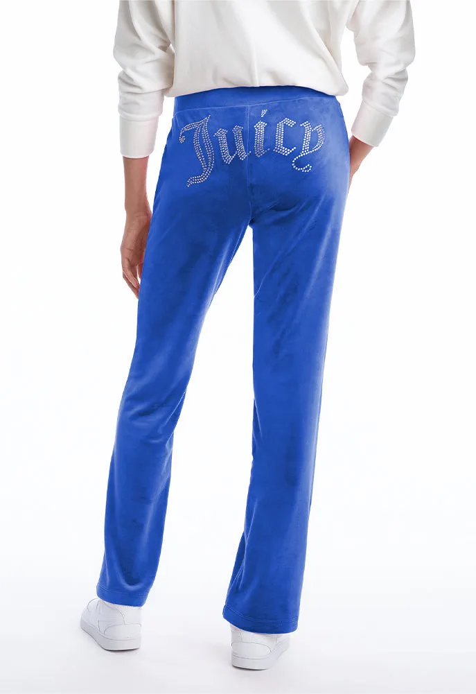 Juicy Couture Velour Embellished Elastic Sweatpants