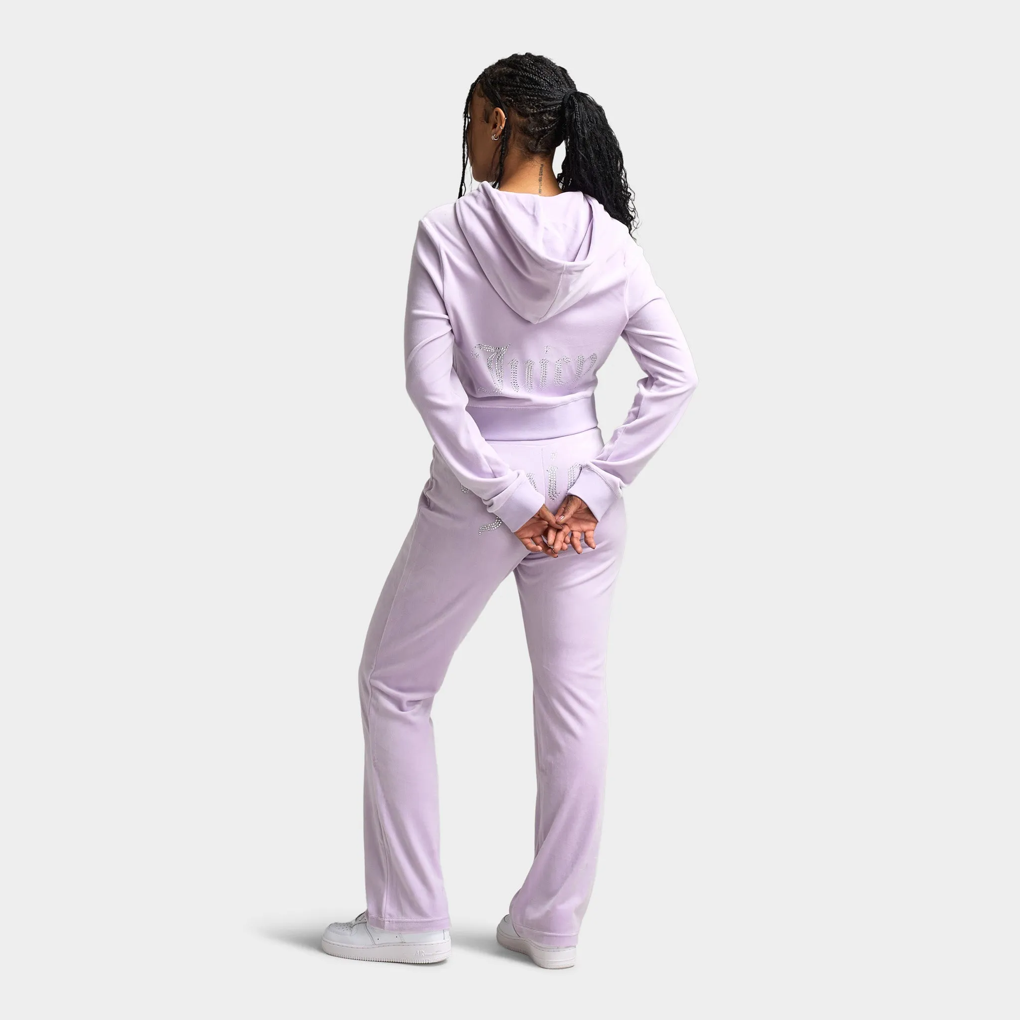 Juicy Couture Women's OG Bling Hoodie / Orchid Petal