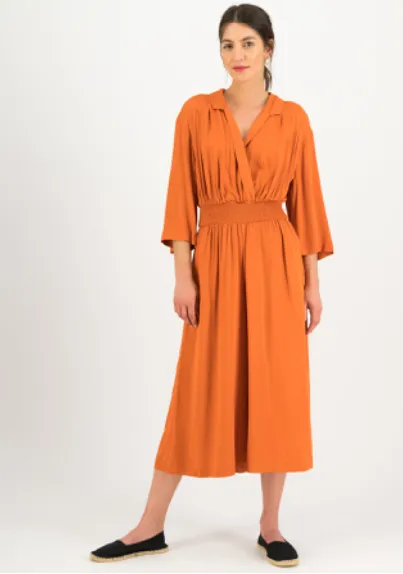 Jumpsuit van duurzame viscose | Blutsgeschwister the one and only Marliesl golden nectar