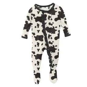 KicKee Pants County Fair Classic Ruffle Footie with Snaps