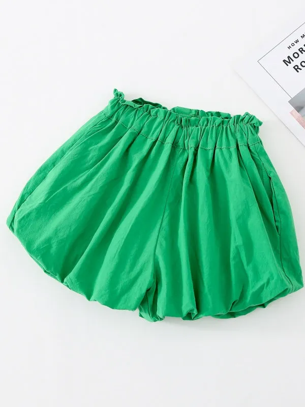 Kids Cotton Bloomers Shorts Loose Harem Shorts - Nerissa Shorts