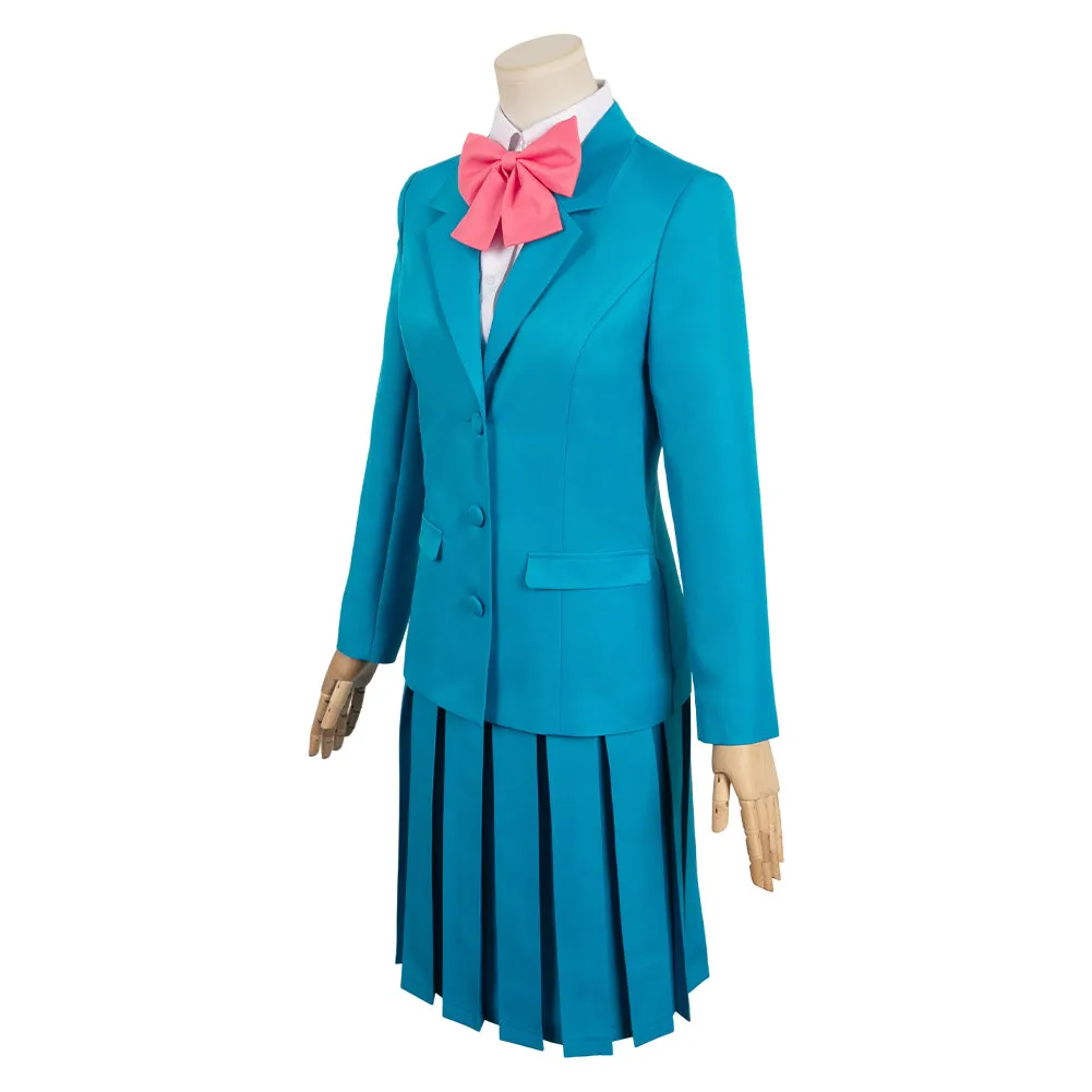 Kimi ni Todoke: From Me to You 2024 Kuronuma Sawako Women Blue Uniform Dress Cosplay Costume
