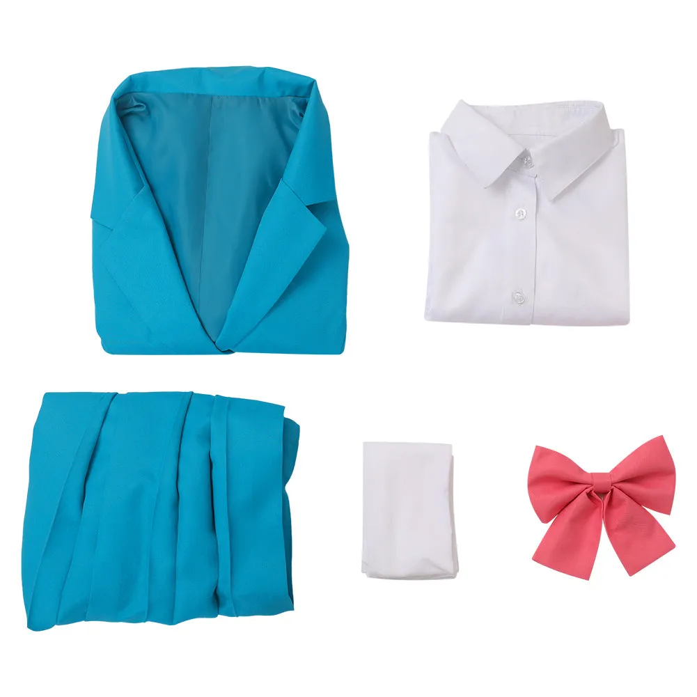 Kimi ni Todoke: From Me to You 2024 Kuronuma Sawako Women Blue Uniform Dress Cosplay Costume