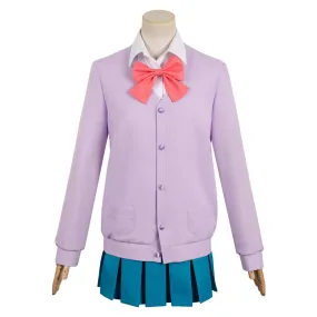 Kimi ni Todoke: From Me to You 2024 Ume Kurumizawa Women Purple Uniform Dress Cosplay Costume