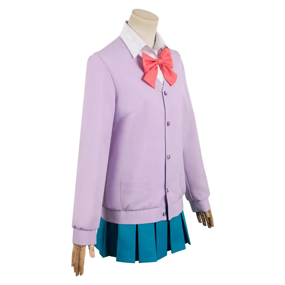 Kimi ni Todoke: From Me to You 2024 Ume Kurumizawa Women Purple Uniform Dress Cosplay Costume