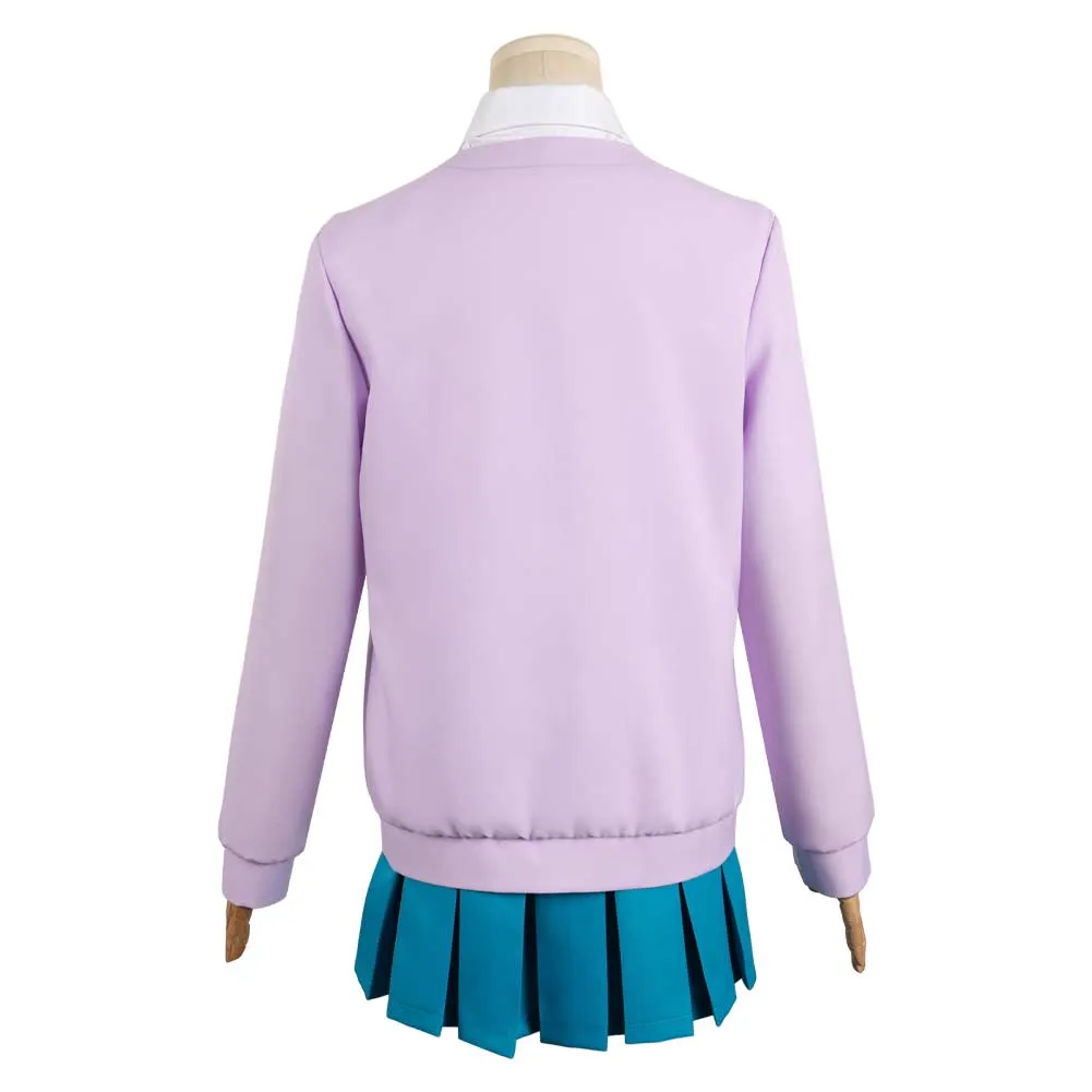 Kimi ni Todoke: From Me to You 2024 Ume Kurumizawa Women Purple Uniform Dress Cosplay Costume