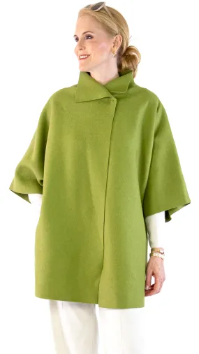 Kimono Mantle Coat - Peridot