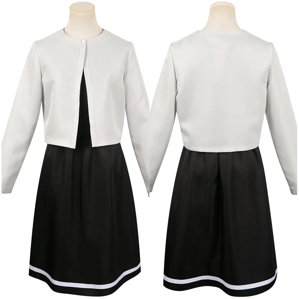 Look Back Ayumu Fujino Women Black Dress Party Carnival Halloween Cosplay Costume