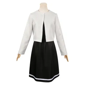 Look Back Ayumu Fujino Women Black Dress Party Carnival Halloween Cosplay Costume