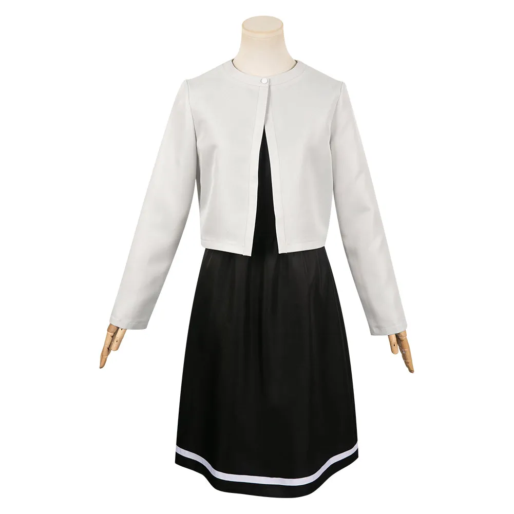 Look Back Ayumu Fujino Women Black Dress Party Carnival Halloween Cosplay Costume