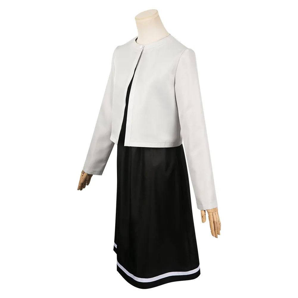 Look Back Ayumu Fujino Women Black Dress Party Carnival Halloween Cosplay Costume