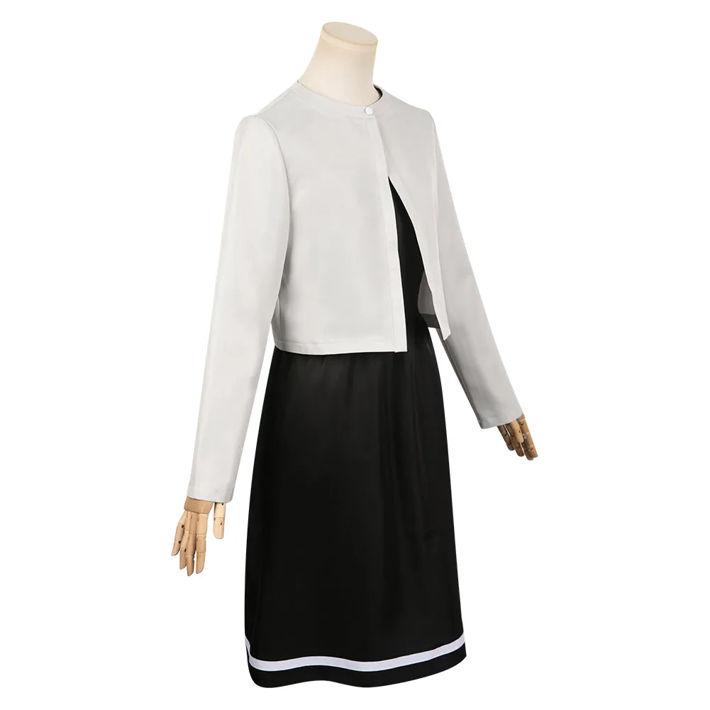 Look Back Ayumu Fujino Women Black Dress Party Carnival Halloween Cosplay Costume