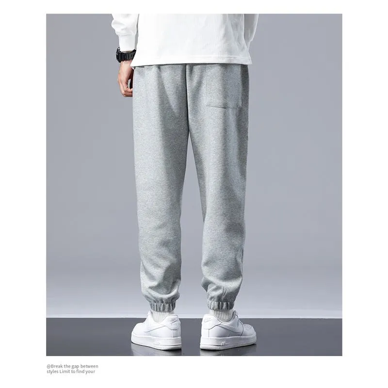 Loose Fit Casual Suede-Like Camel Velvet Sweatpant