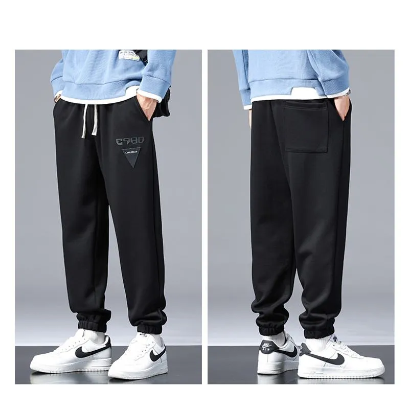 Loose Fit Casual Suede-Like Camel Velvet Sweatpant