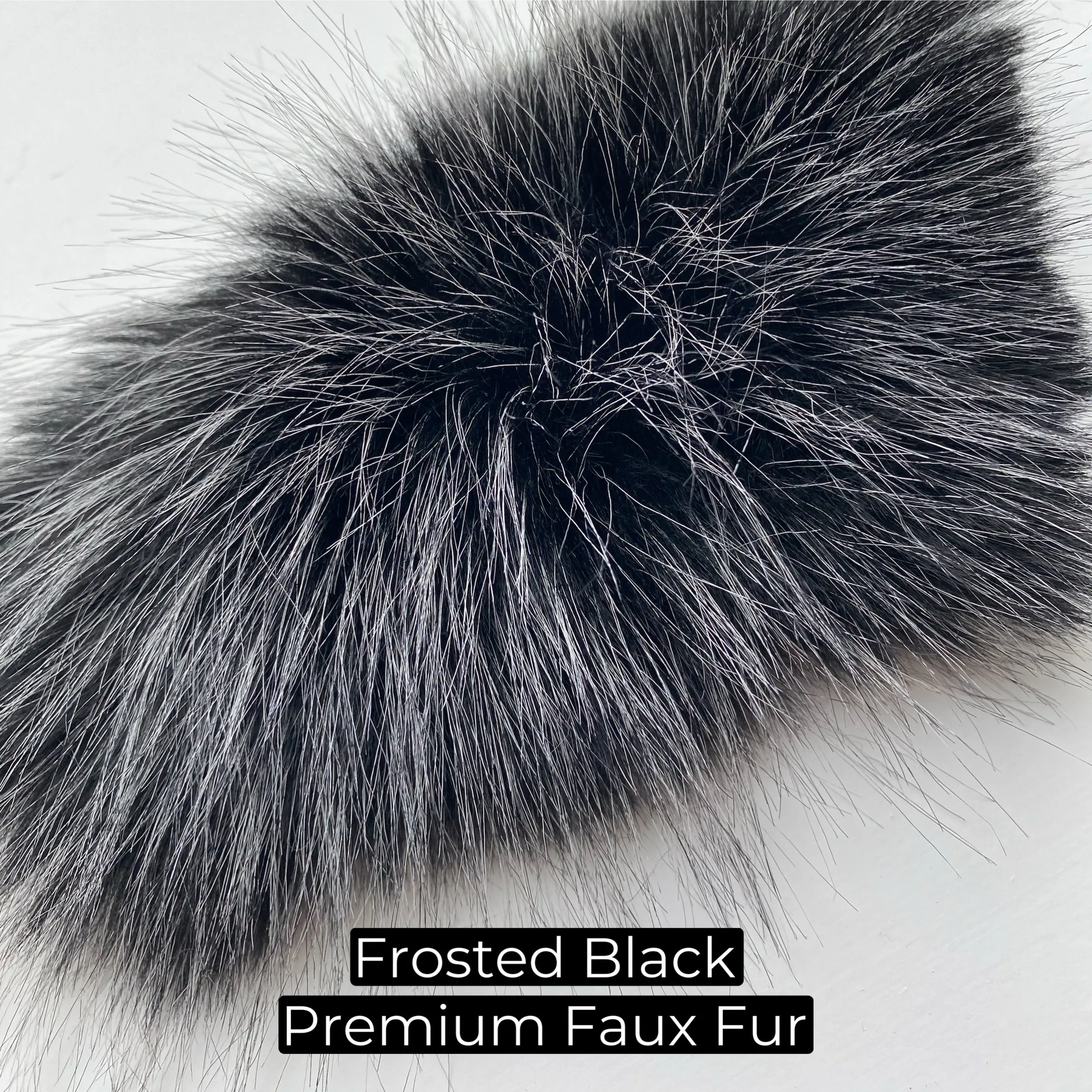 Madrid Straight Row Collar Faux Fur Coat