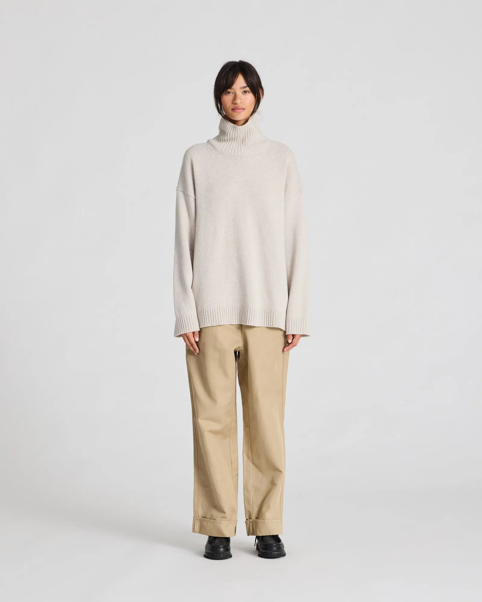 Mandie Lambswool Jumper GOTS 243975 - island fossil