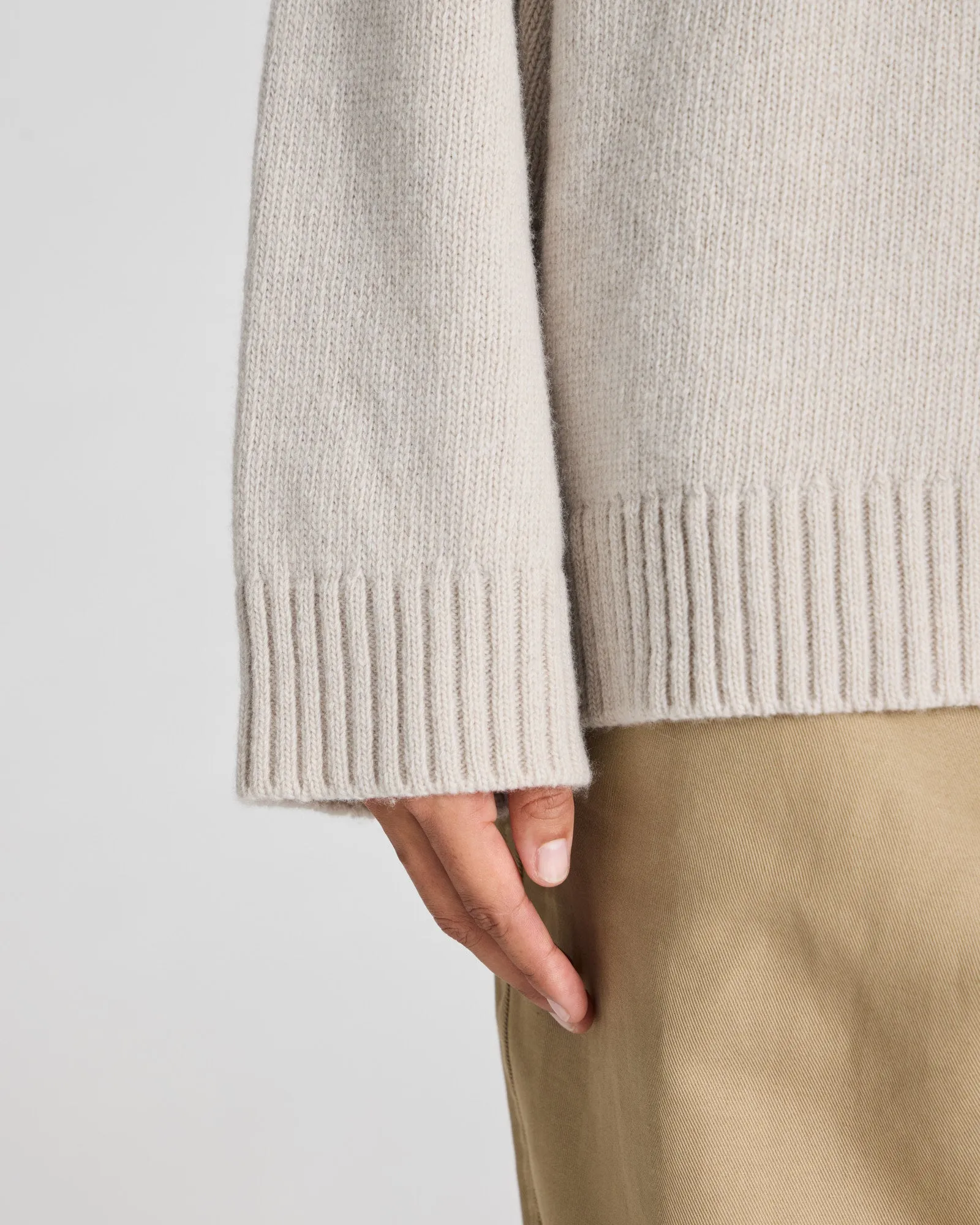 Mandie Lambswool Jumper GOTS 243975 - island fossil