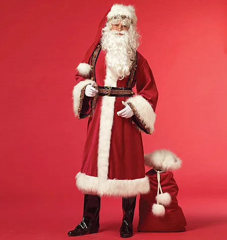 McCall's 5550 Misses'/Men's Santa Costumes and Bag Pattern