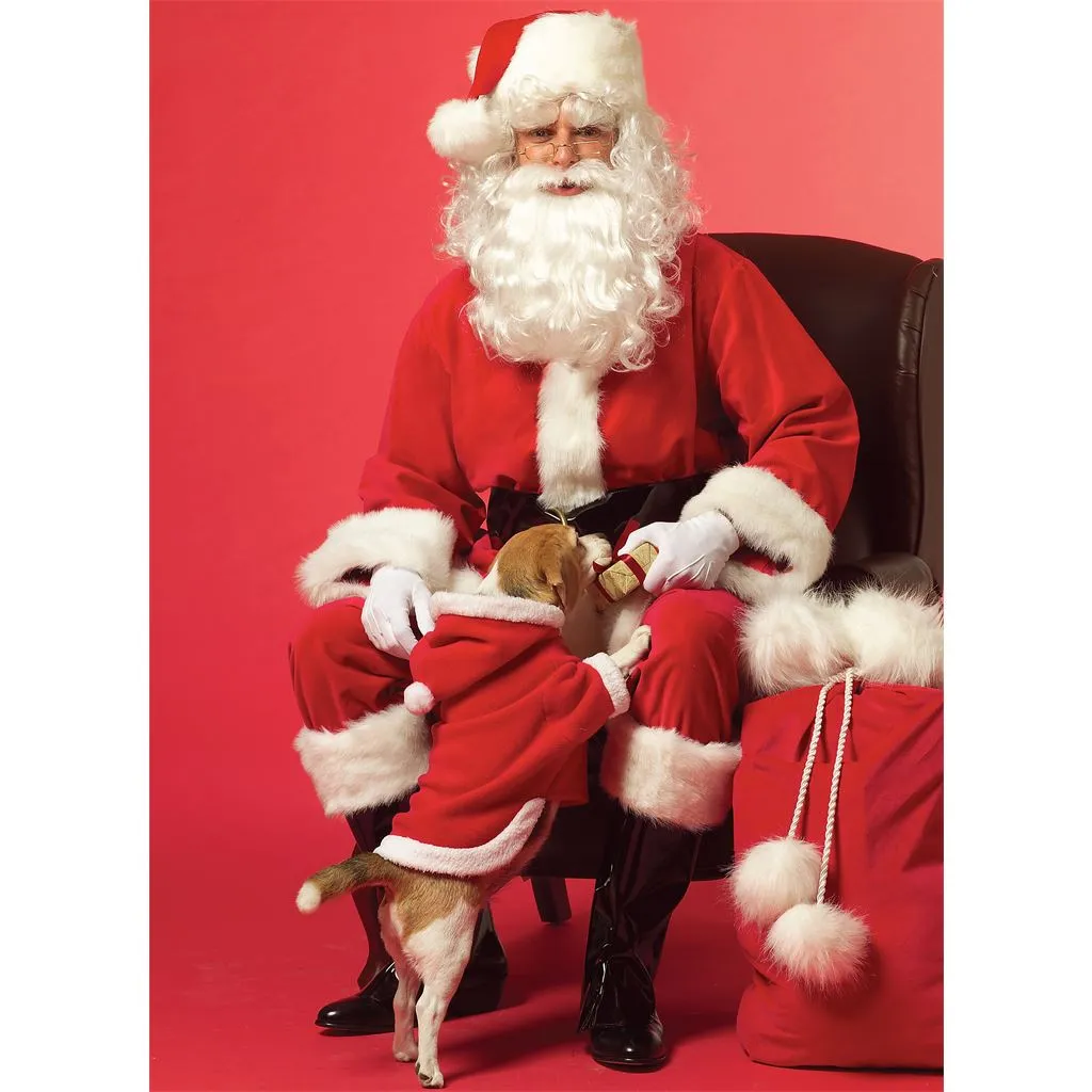 McCall's Pattern M5550 Misses' / Men's Santa Costumes and Bag