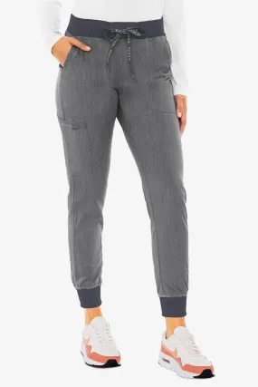 MED COUTURE 7710 TOUCH JOGGER YOGA PANT - SLATE