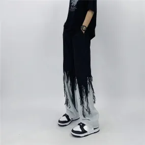 Men's Fashionable Hippie Darkwear Jeans