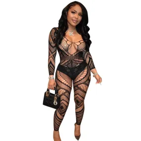 Mesh With Me Jumpsuit