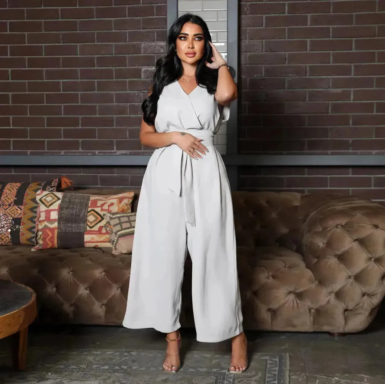 Middle East Modern Girls' Fashion Women's Jumpsuit and Abaya  Kimono