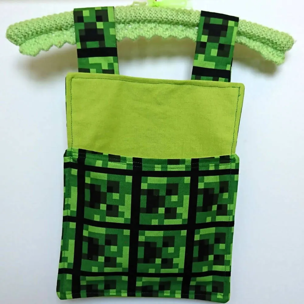 Minecraft hanging storage or scooter bag