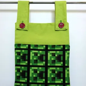 Minecraft hanging storage or scooter bag