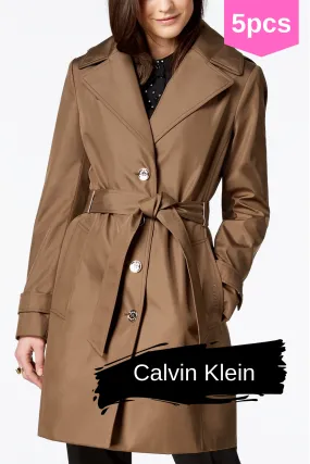 Mini Wholesale Lot Calvin Klein Waterproof Trenches (5) $499.90