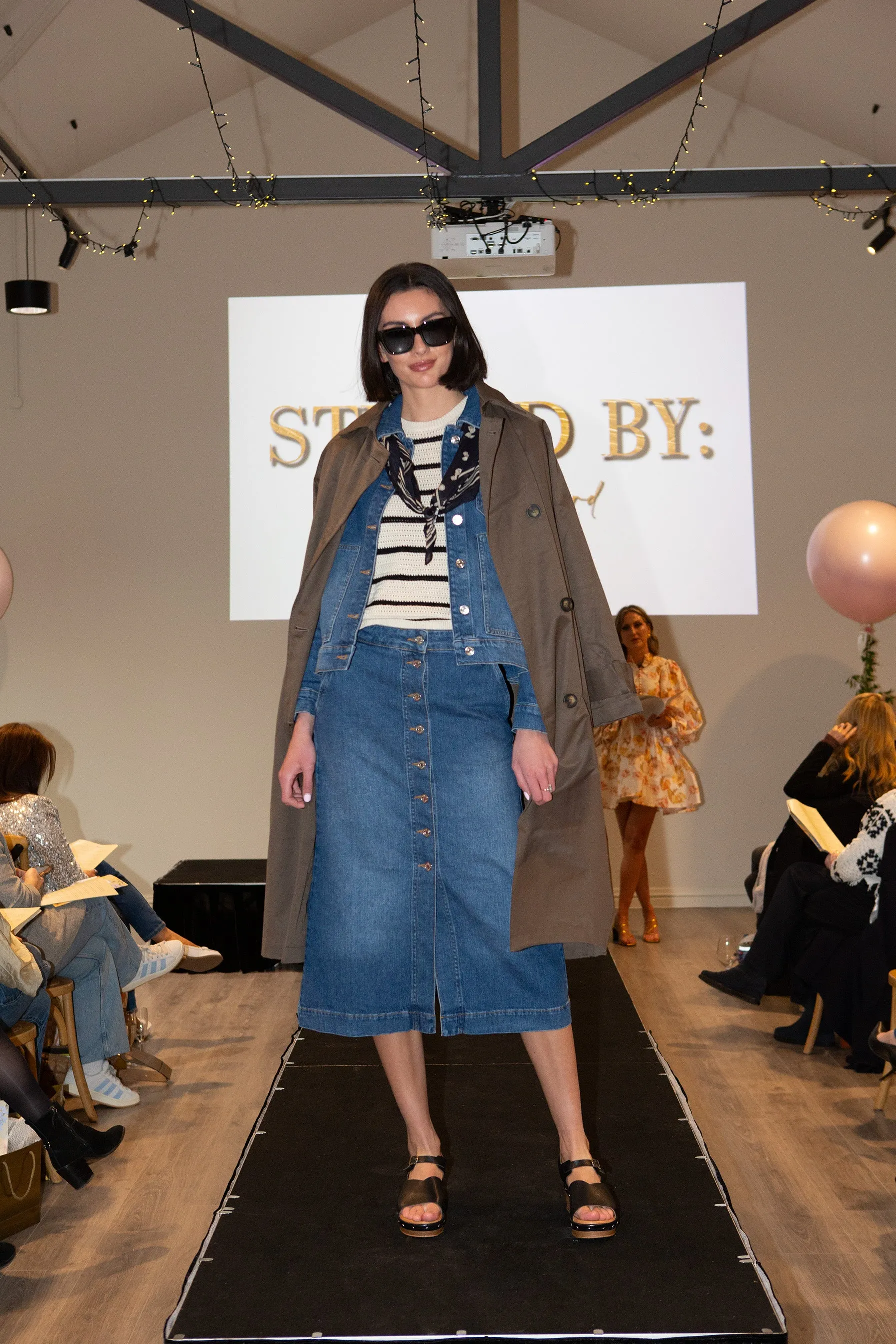 Mira Long Trench Coat - MEW