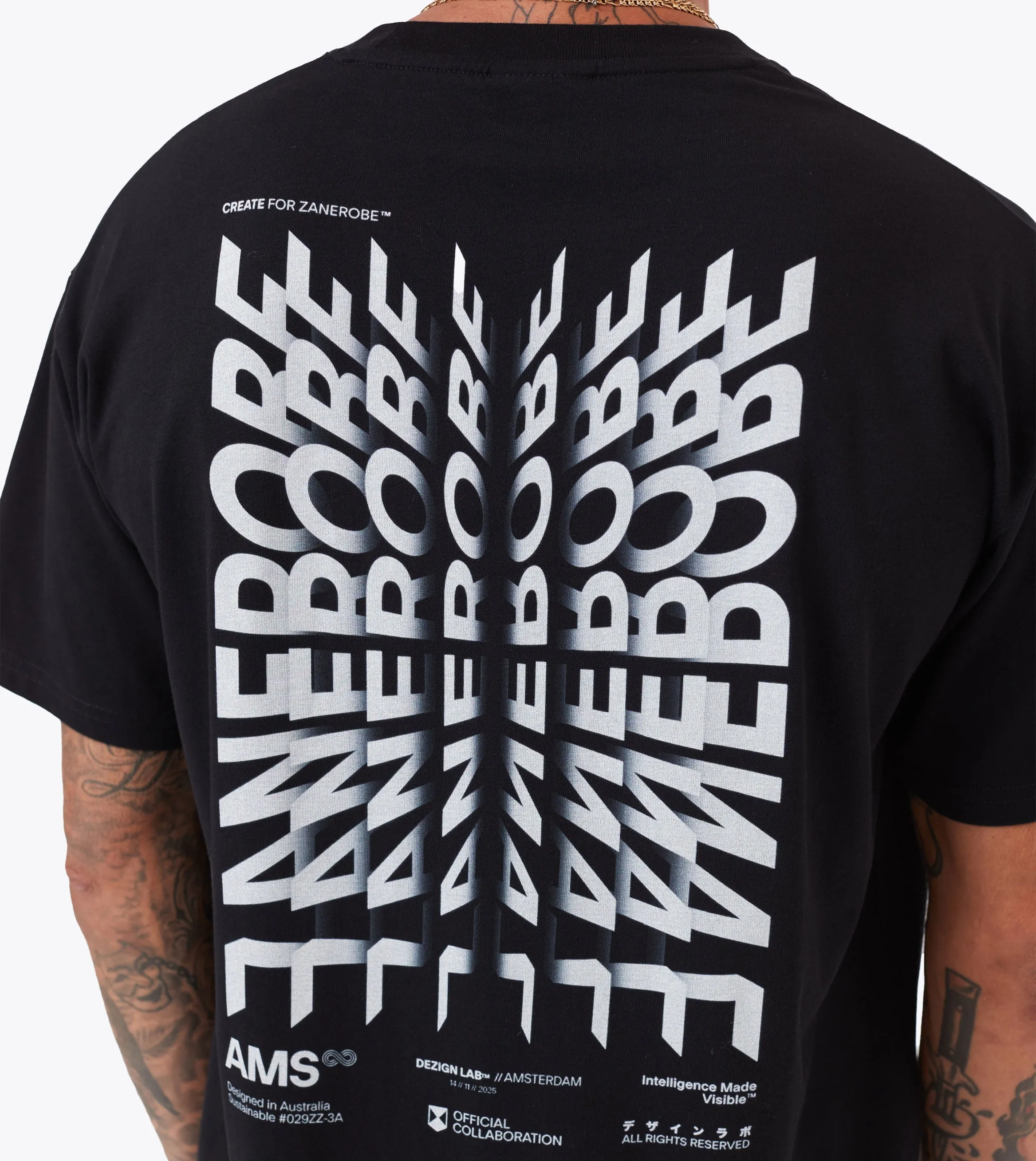 Mirror Box Tee Black