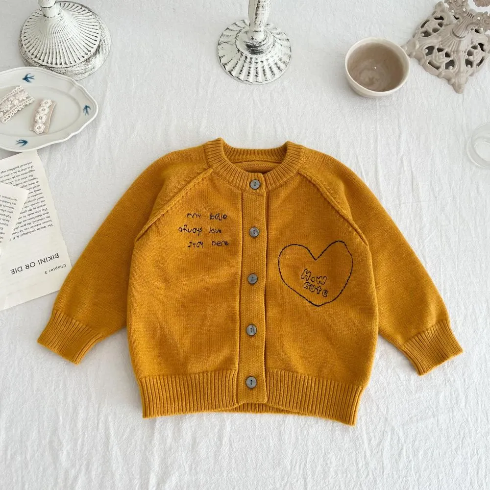 Newborn Baby Autumn Knit Cardigan Wholesale Baby Clothes