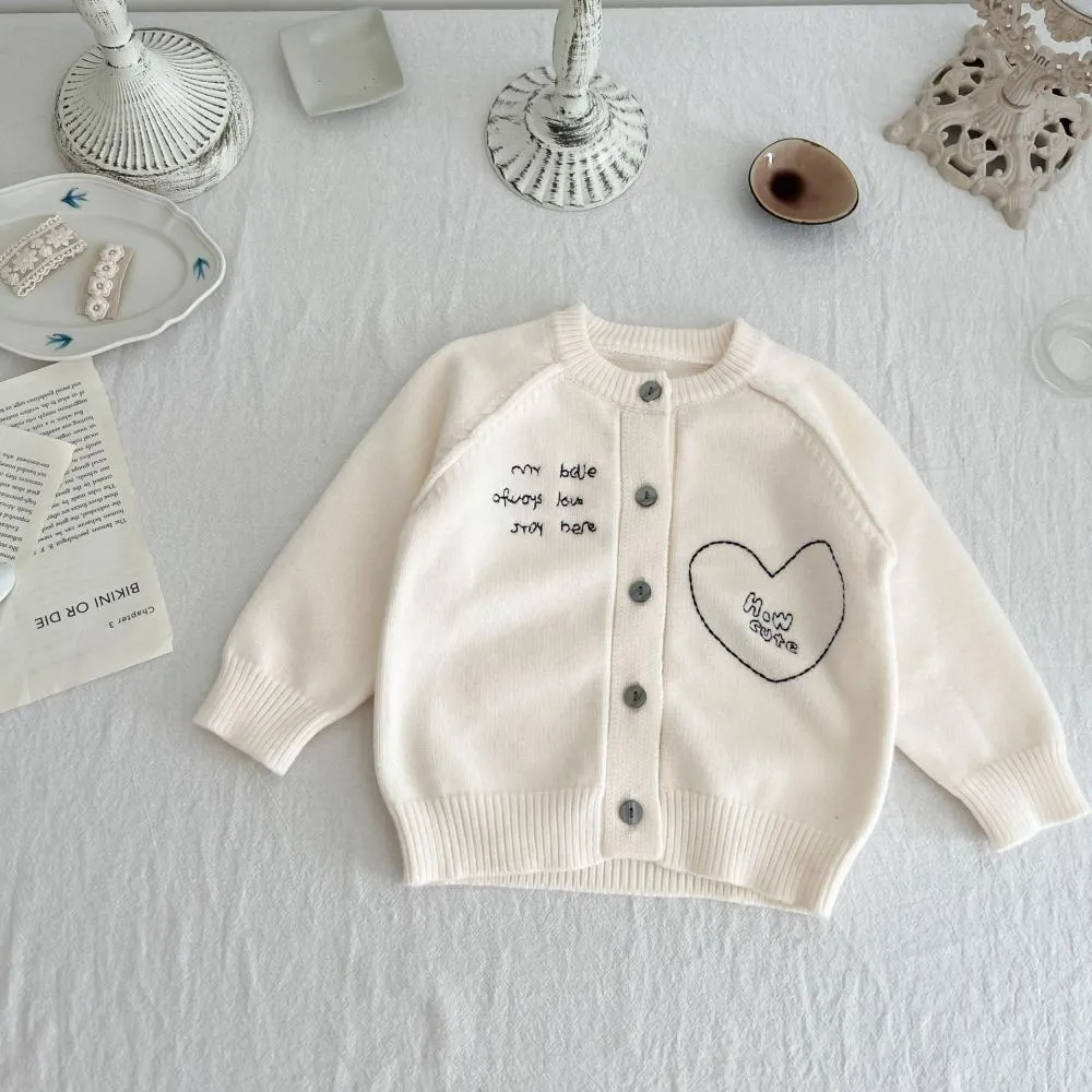 Newborn Baby Autumn Knit Cardigan Wholesale Baby Clothes