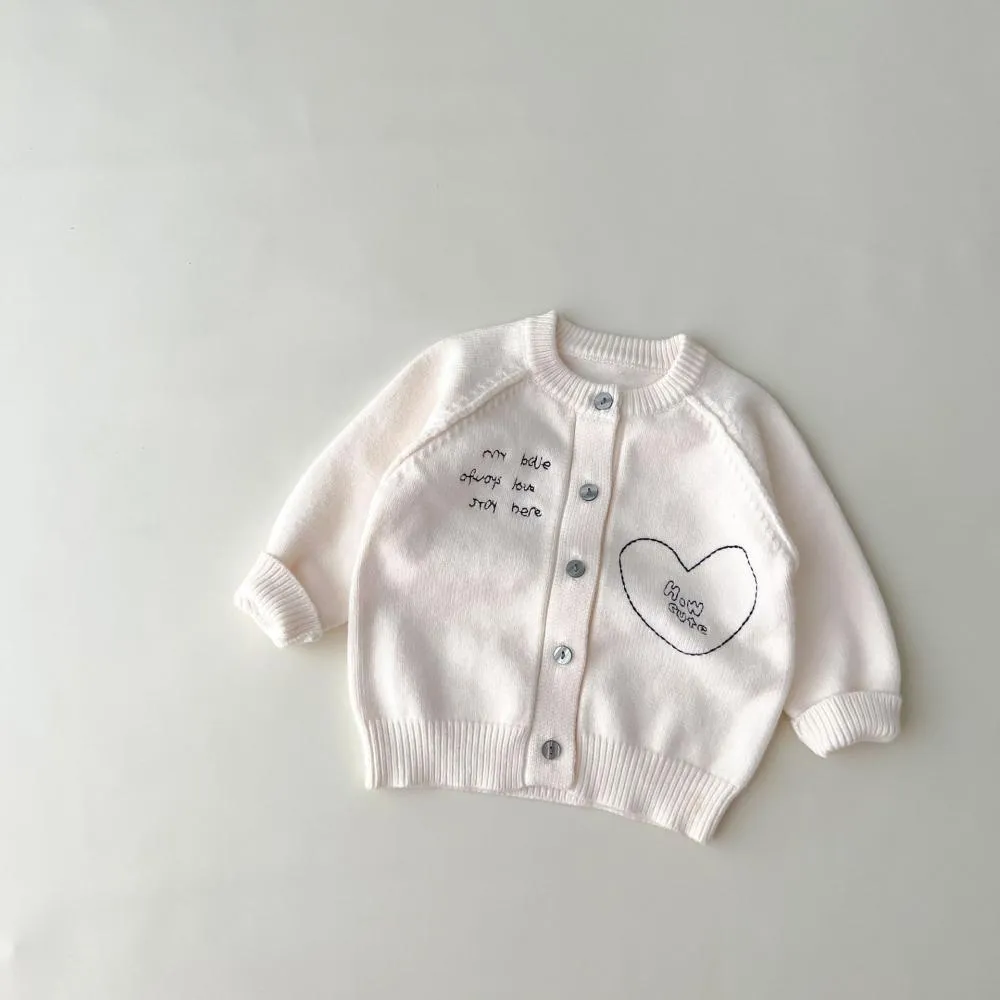 Newborn Baby Autumn Knit Cardigan Wholesale Baby Clothes