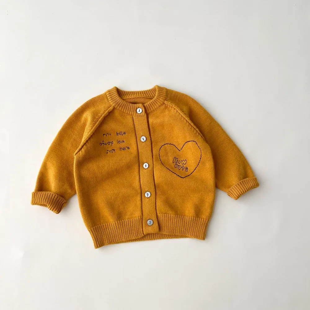 Newborn Baby Autumn Knit Cardigan Wholesale Baby Clothes