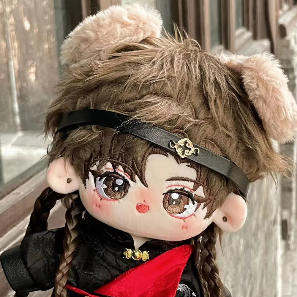 niannyyhouse 20cm Plush Doll Clothes Coat Jumpsuit Headwear Belts Ancient Uniform Outfit 8in Dolls Dress Up