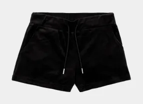 OG Bling Velour Womens Shorts (Black)