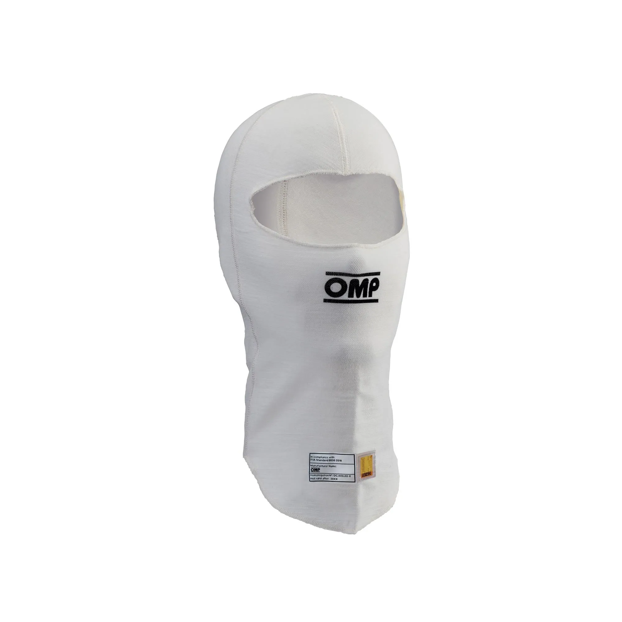 OMP ONE Balaclava: Black or White | FIA8856 2018 Homologated