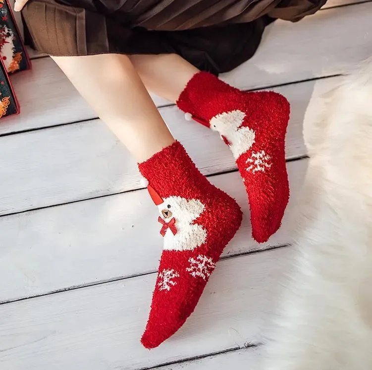 One Box of Fuzzy Christmas Socks | Funny Christmas Socks