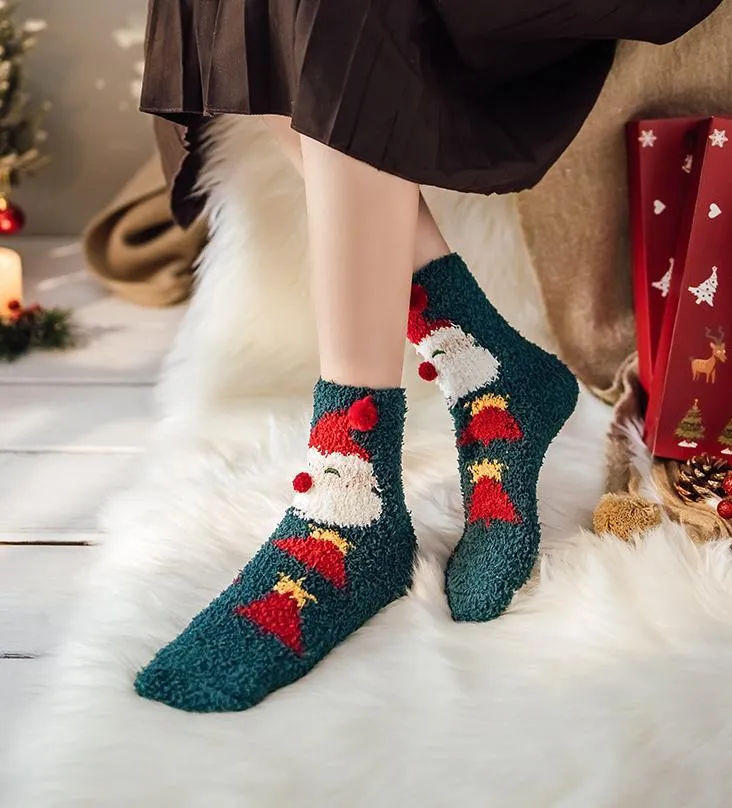 One Box of Fuzzy Christmas Socks | Funny Christmas Socks